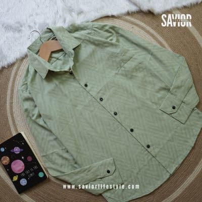 Calm Leaf - Old Money Full Sleeve Shirt